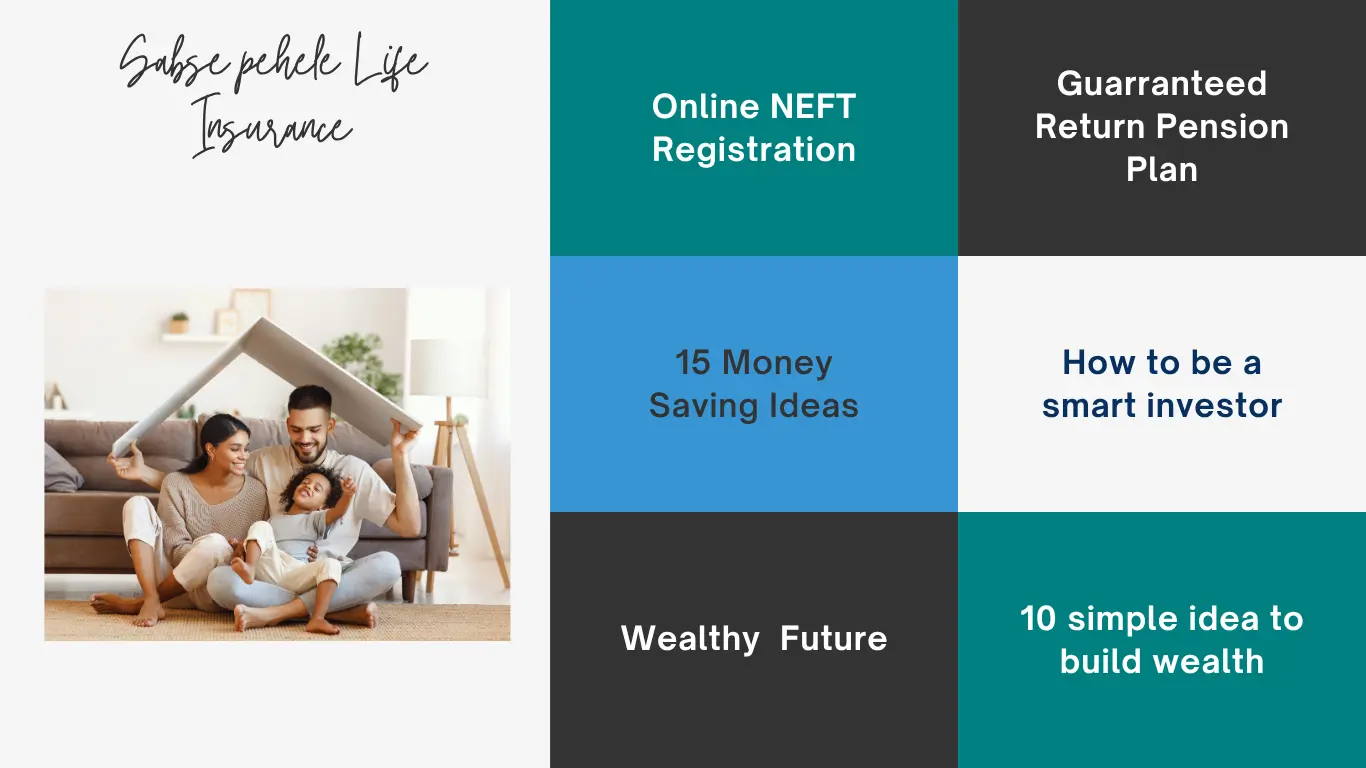 savings idea teal charkol and light gray colour infograph shows family security