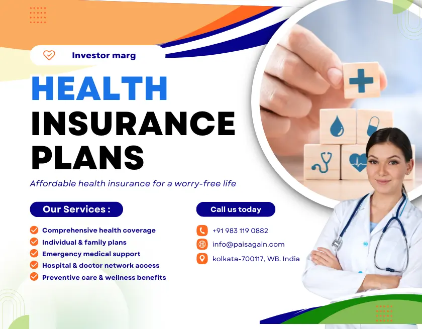 infograph witha lady doctor describe benefits of health insurance